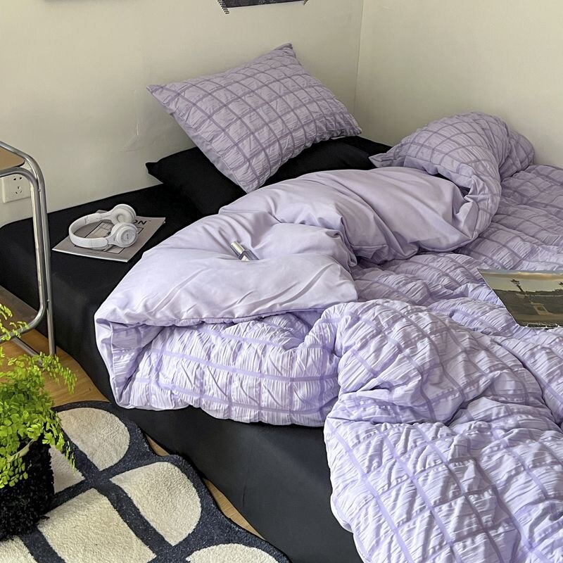 Komplet pościeli Princess Pink z seersuckeru