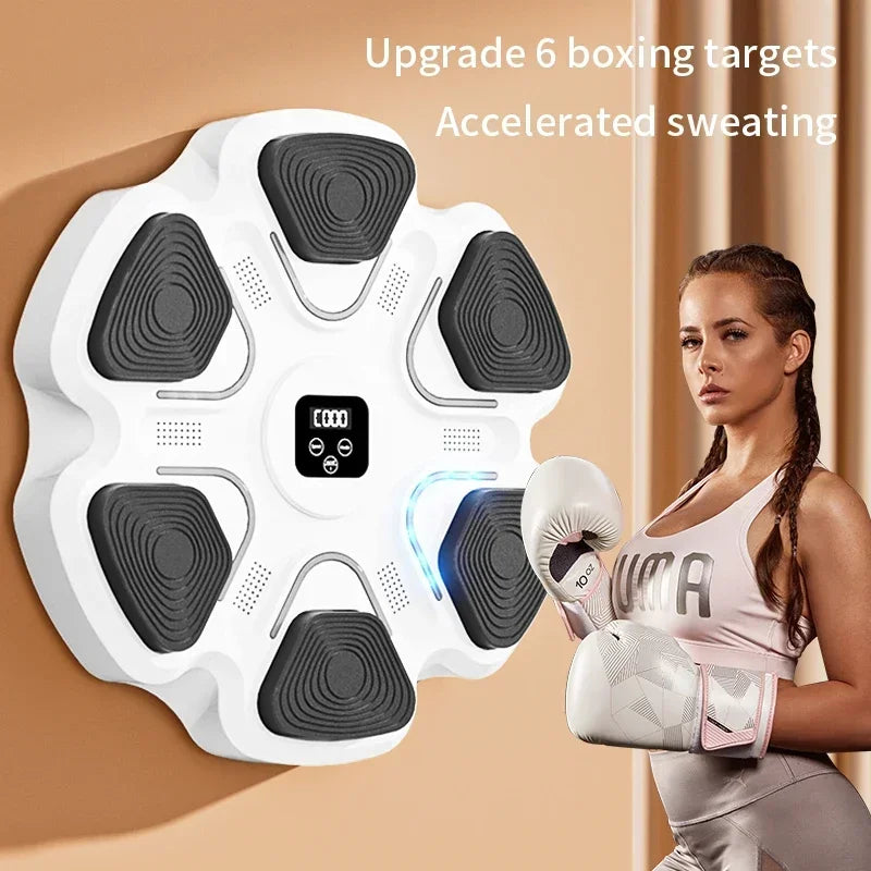 Entraîneur de Boxe Musical Intelligent – Cible Murale Interactive pour Fitness et Entraînement des Réflexes