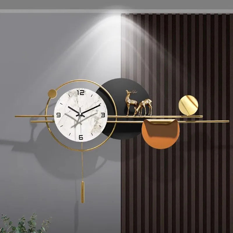 Nordische Designer-Wanduhr