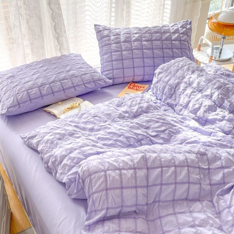 Komplet pościeli Princess Pink z seersuckeru