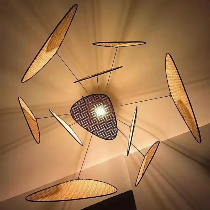 Liora Levél Rattan Csillár | Orntli