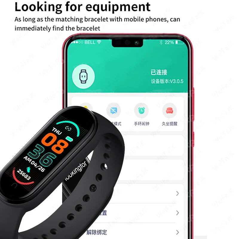 Waterproof Fitness Smartwatch for Sports & Wellness