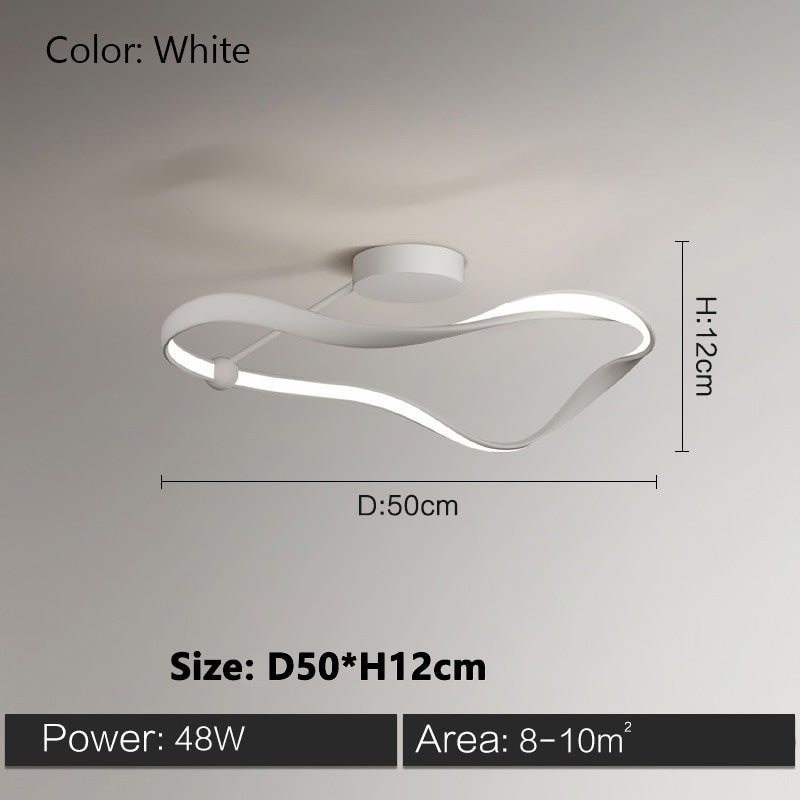 Astrin | Lumină de tavan abstractă minimală | Orntli