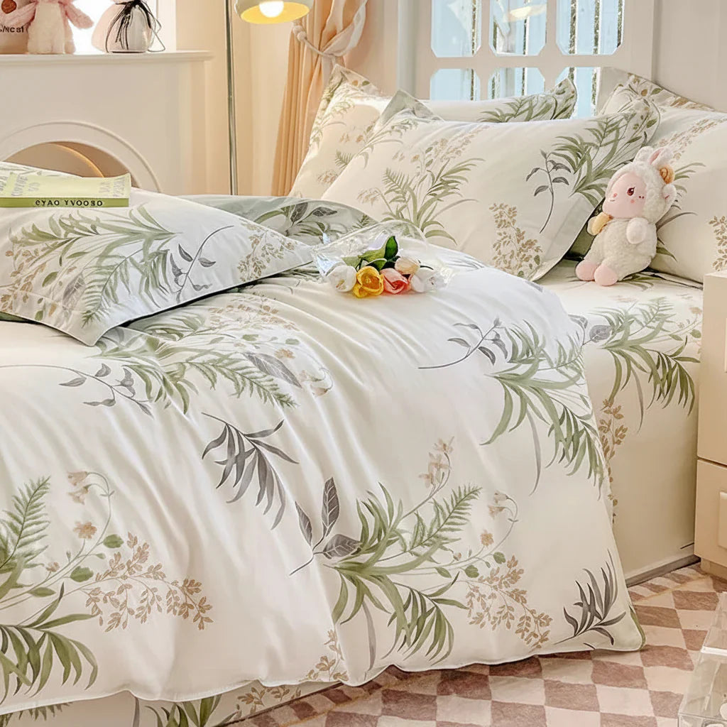 Dynekolleksjon med blomsterprint for daglig komfort