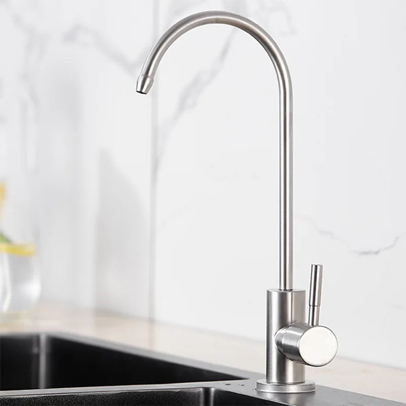 アクアフロー 304ステンレス鋼 回転式浄水器蛇口