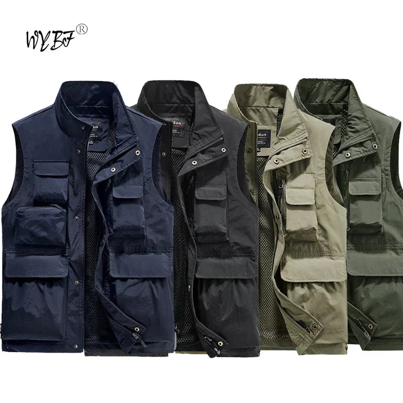 Gilet tactique de randonnée, pêche, cargo / photographe en mesh