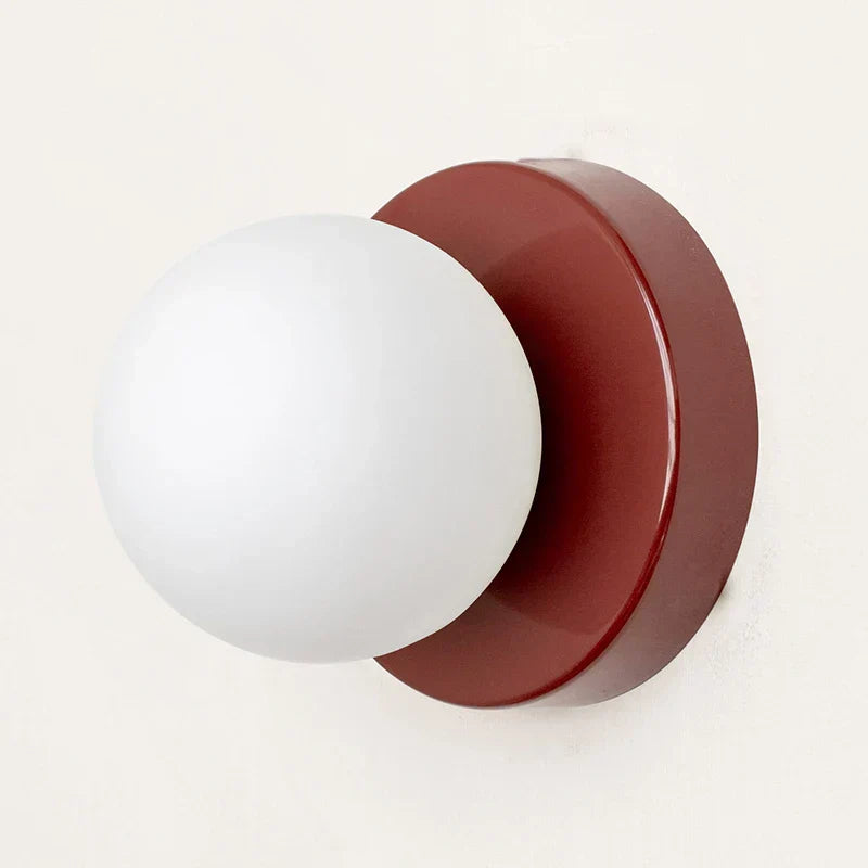 LumenHalo LED Cam Duvar Lambası Yatak Odası Koridor Merdiven Işığı İçin Sade Taban