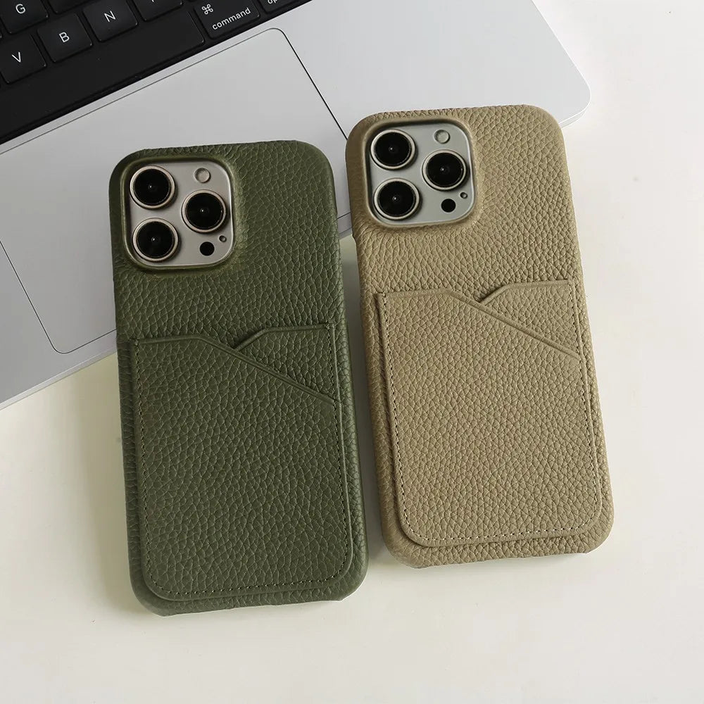 Etui na telefon SlimLine ze skóry naturalnej