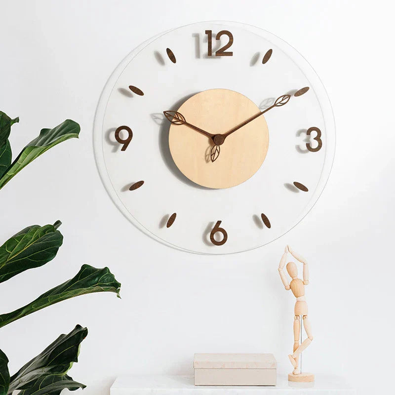WalnutCraft – Reloj de Pared de Nogal
