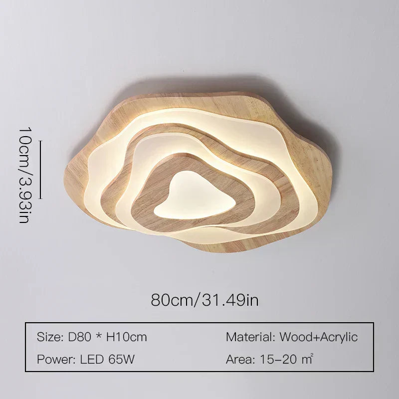 Lustre en bois Zayden