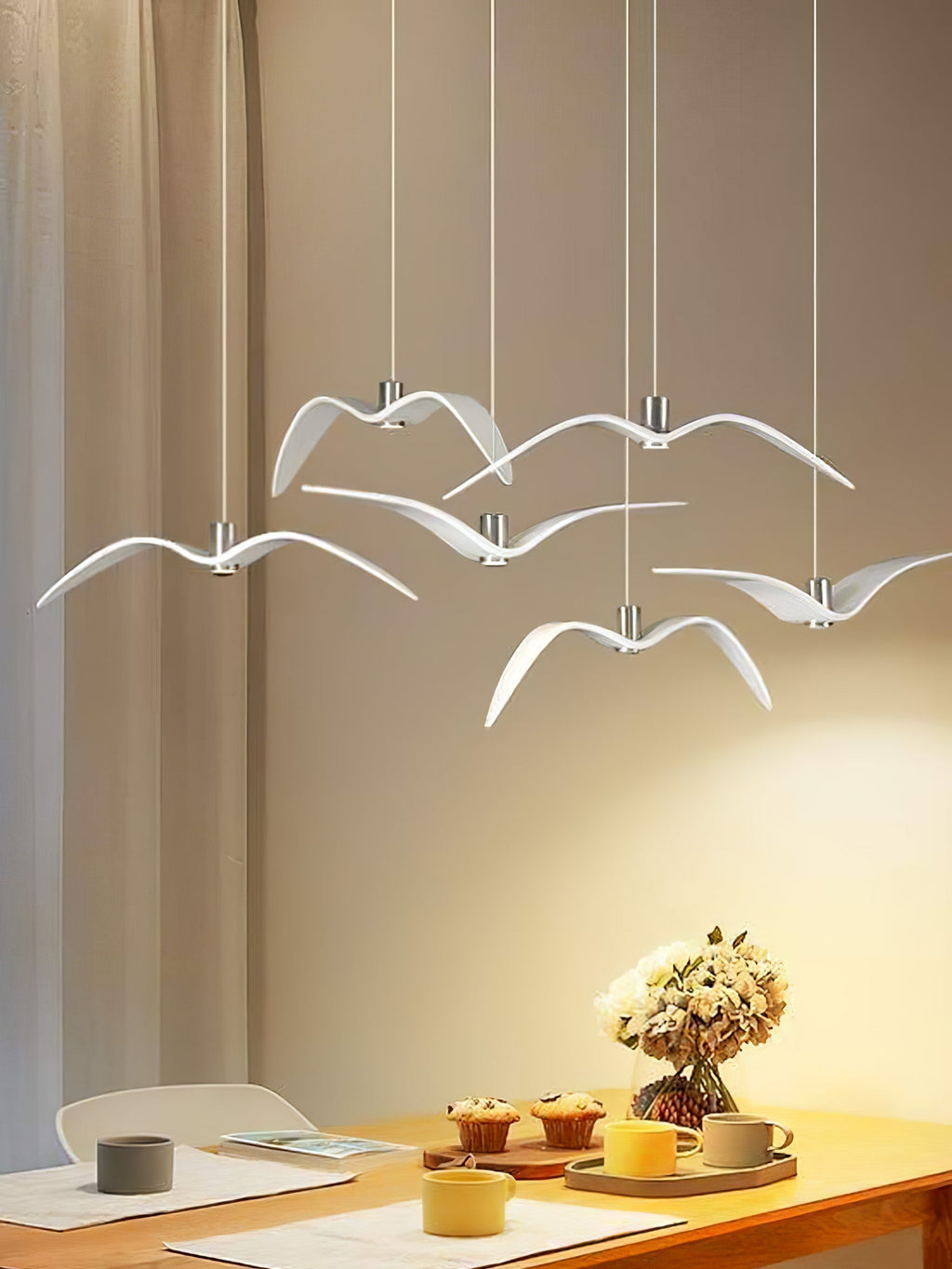 Aviara Çağdaş LED Sarkıt Aydınlatma — Minimalist Tavan Armatürü