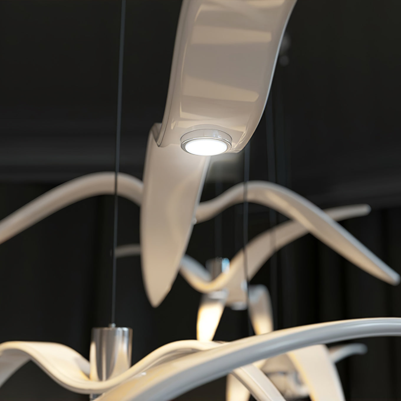 Aviara Çağdaş LED Sarkıt Aydınlatma — Minimalist Tavan Armatürü