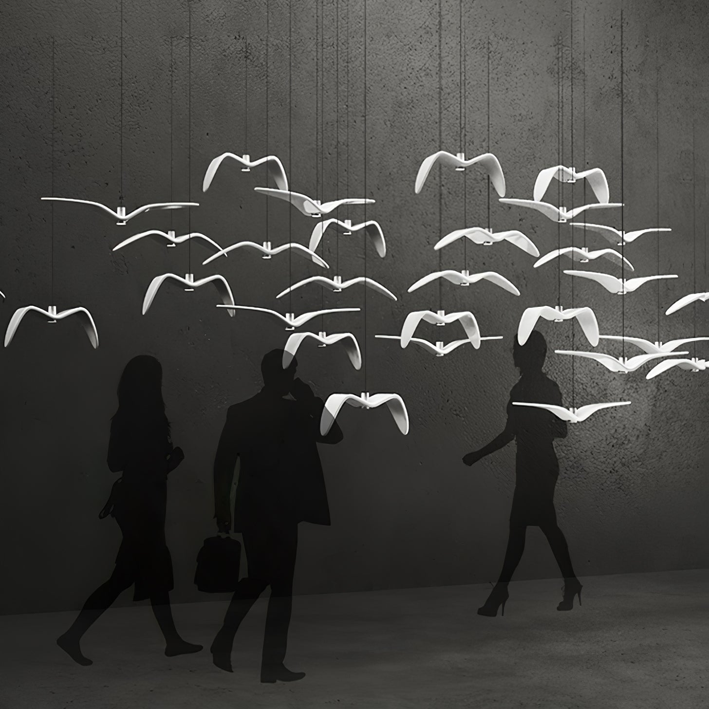 Aviara Çağdaş LED Sarkıt Aydınlatma — Minimalist Tavan Armatürü