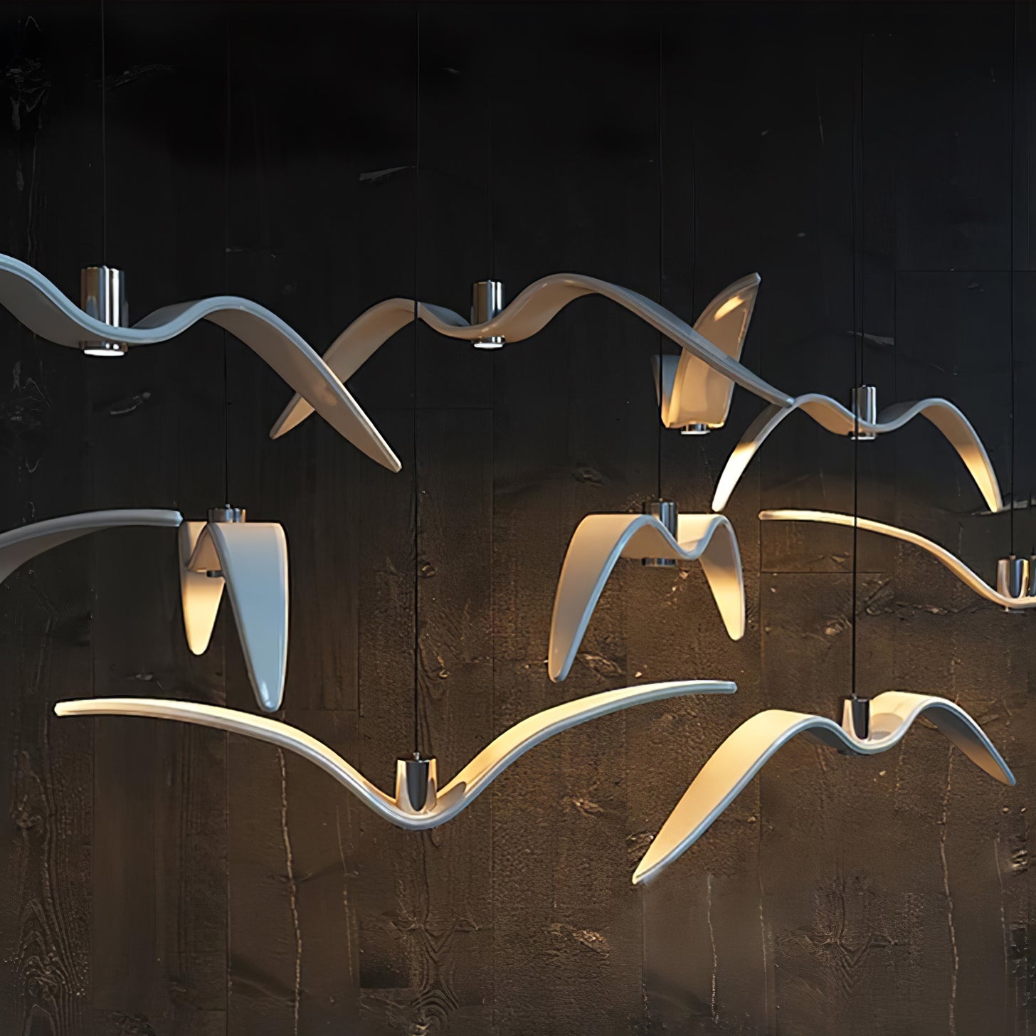 Aviara Çağdaş LED Sarkıt Aydınlatma — Minimalist Tavan Armatürü