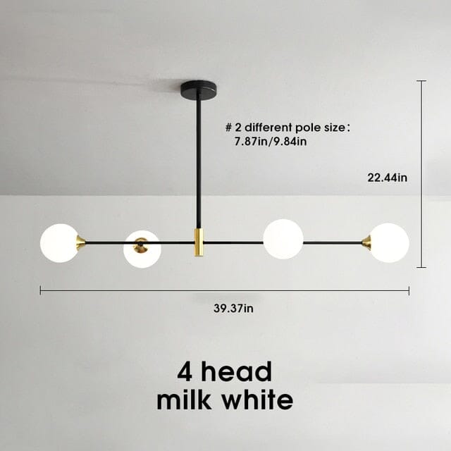 Lampu Gantung Bola Kaca Kacang Ajaib Nordic