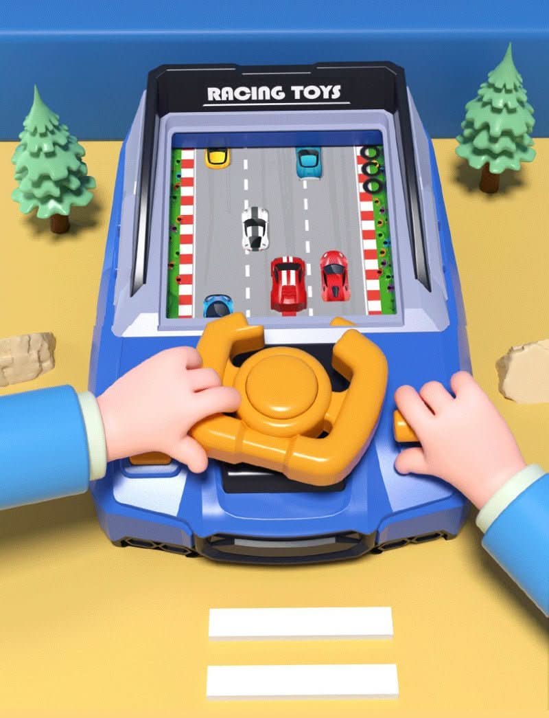 Interaktivní závodní volant TurboDrive pro děti od 3 let, bez potřeby baterií