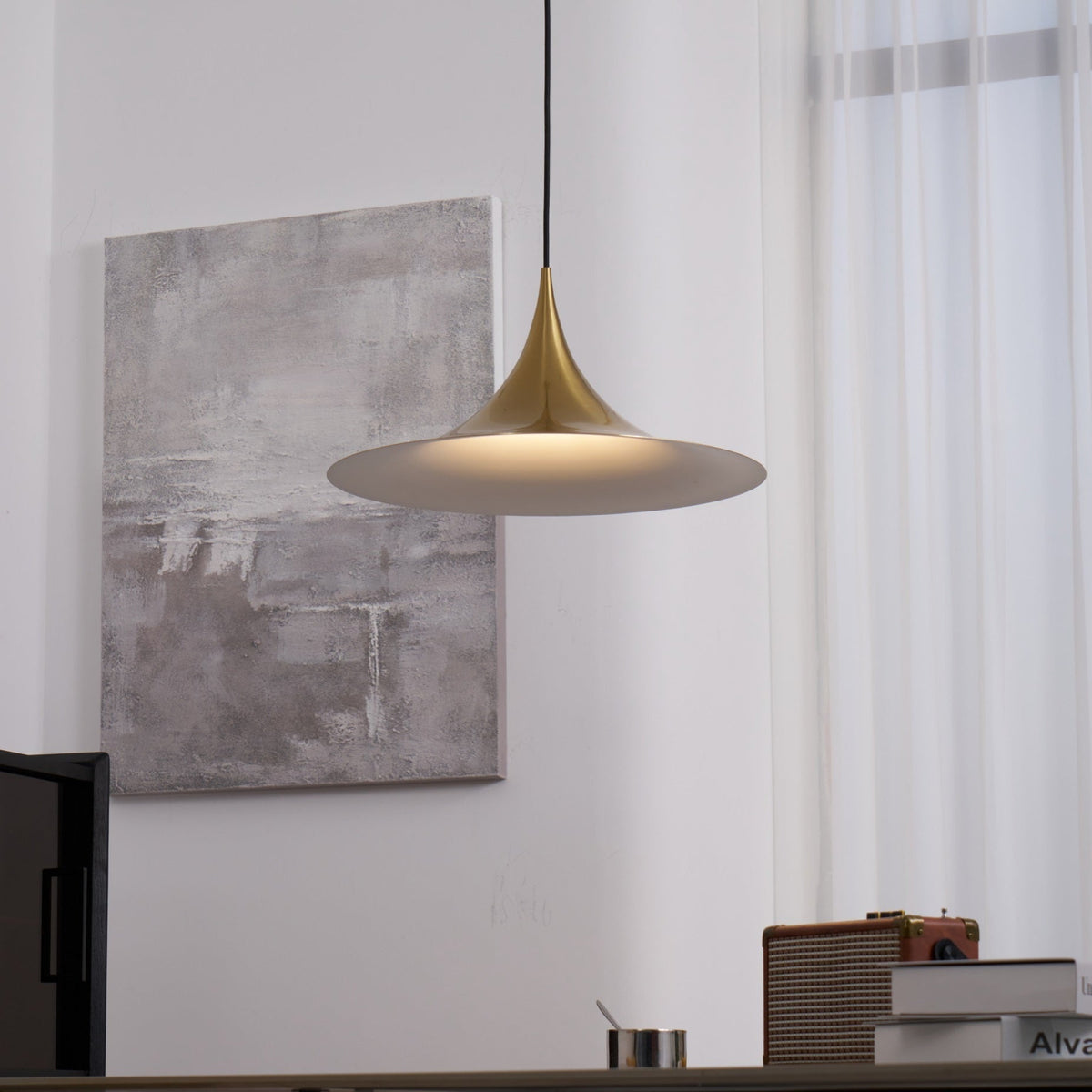 Semi Arched Pendant Light