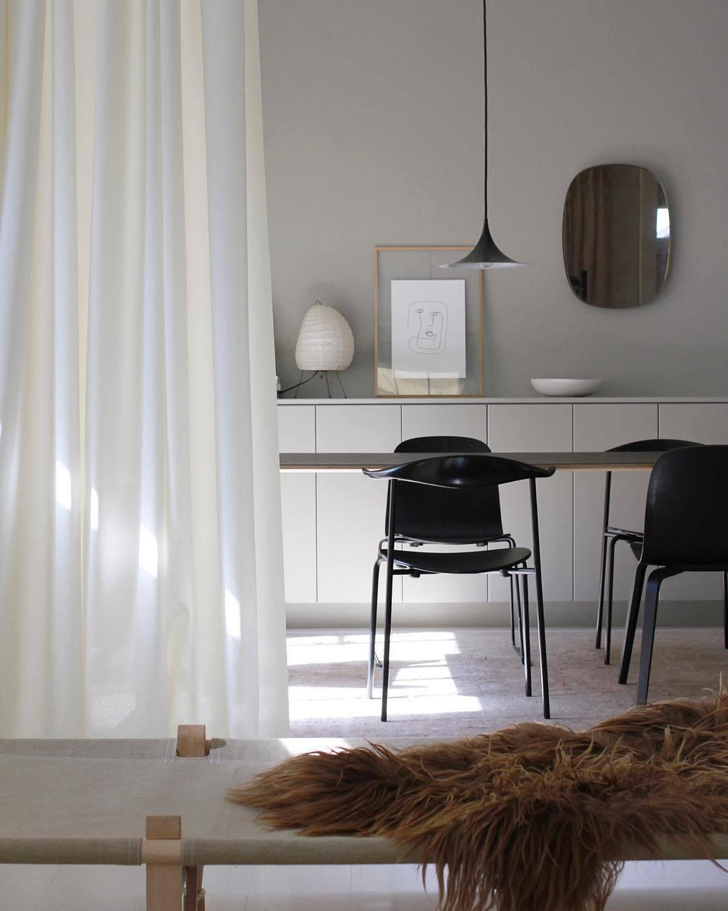 Semi Arched Pendant Light
