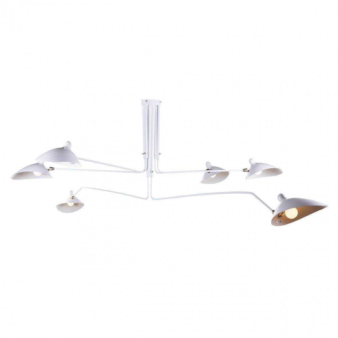 Jaler industriel loftlampe med tre arme