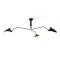 Skulptural taklampa med tre armar A