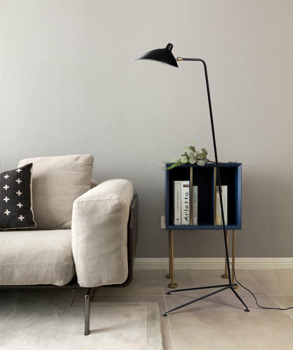 Stojací lampa ve tvaru pavouka s nastavitelnými rameny