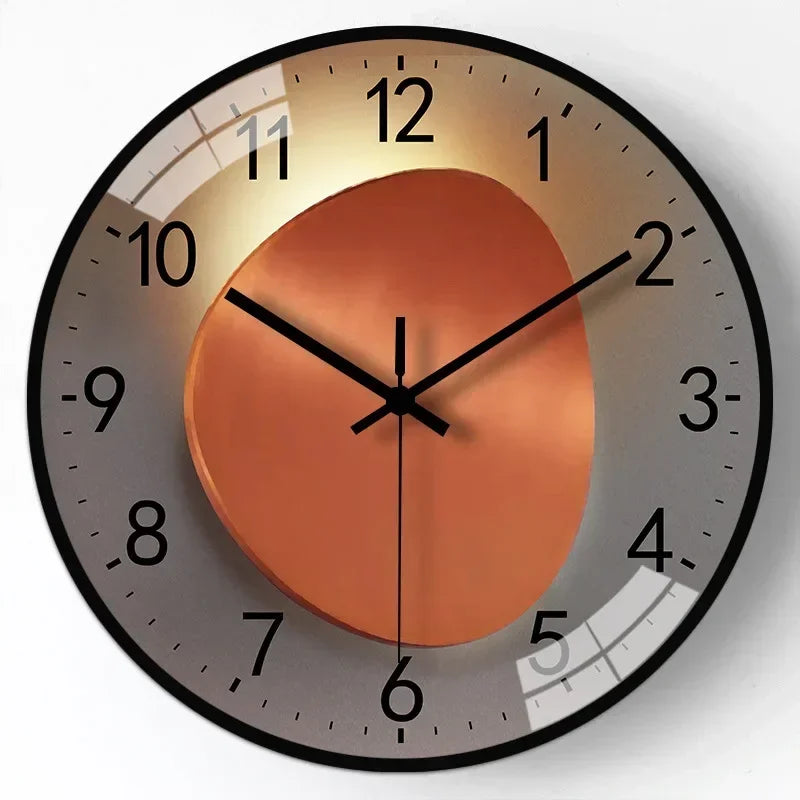 Reloj de Pared Clásico Silencioso AeroTime, Sin Tictac, para Dormitorio y Oficina