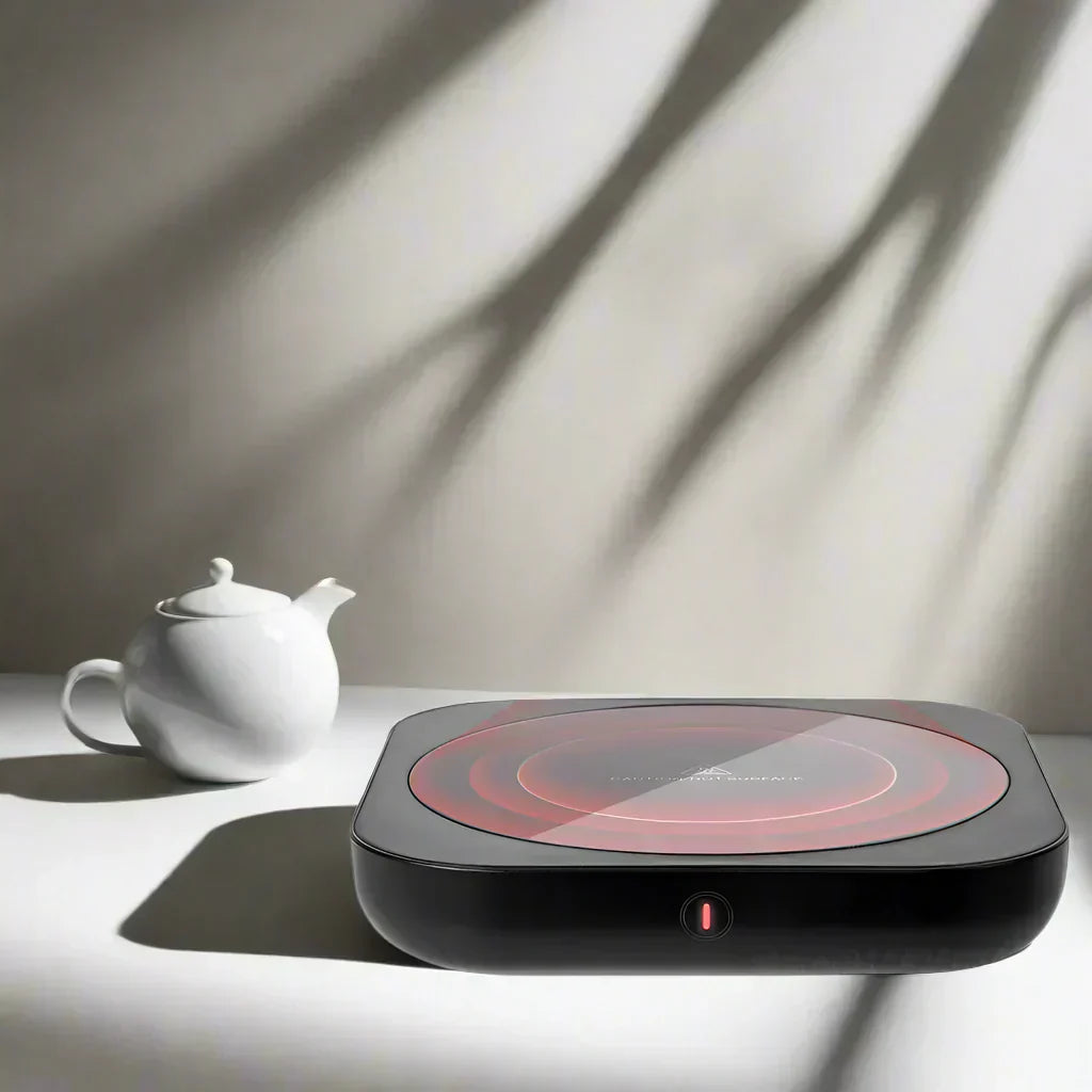Scalda Tazze Elettrico – 3 Impostazioni di Temperatura, Spegnimento Automatico, Ideale per Caffè, Tè e Latte
