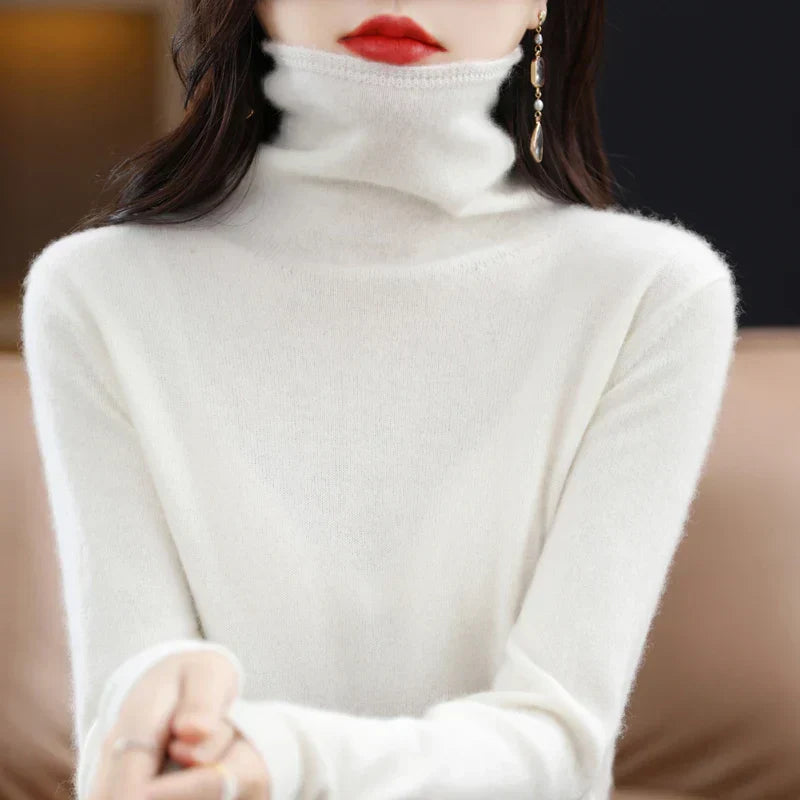 Amelia 100% merinó gyapjú női pulóver pulóver