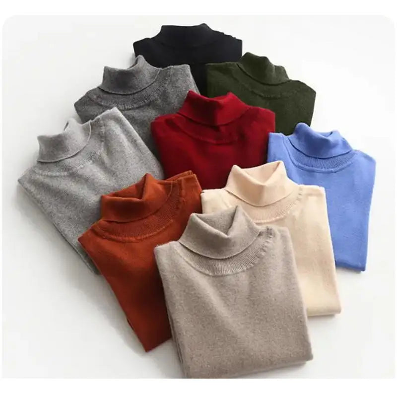 Suéter de cuello alto de cachemira Elliot – Calidez de lujo para hombres | Otoño e invierno 2023