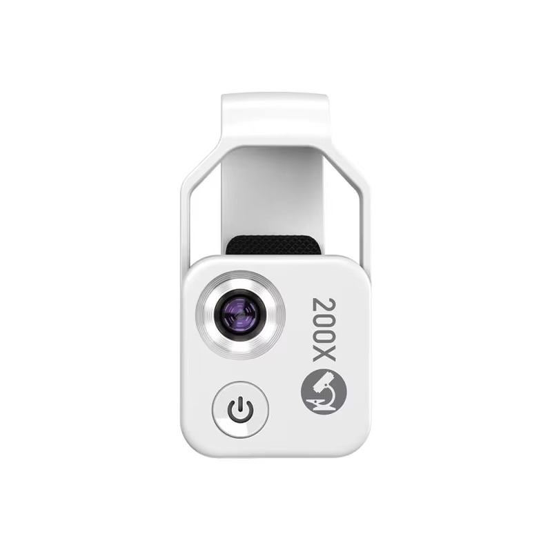 Lensa Mikroskop Telefon Pintar LumaScope 200X Dengan Klip