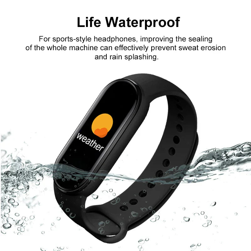 Waterproof Fitness Smartwatch for Sports & Wellness