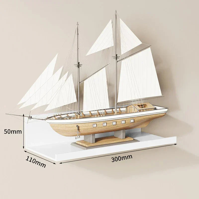 Solution élégante d'étagères flottantes en aluminium