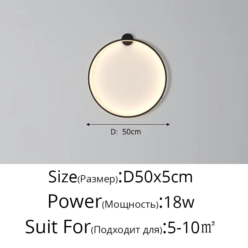 Lumină de perete cu LED NovaBeam, Lampă modernă de perete pentru dormitor, sufragerie, hol