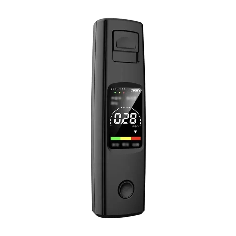 Digitální alkoholtester - 0,000–0,199 % BAC - vysoce citlivý senzor - dobíjecí přes USB-C