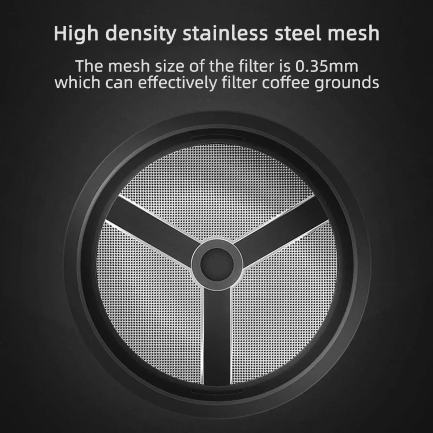 Presse à café à piston en maille d'acier inoxydable haute densité – Presse à thé en verre résistant à la chaleur
