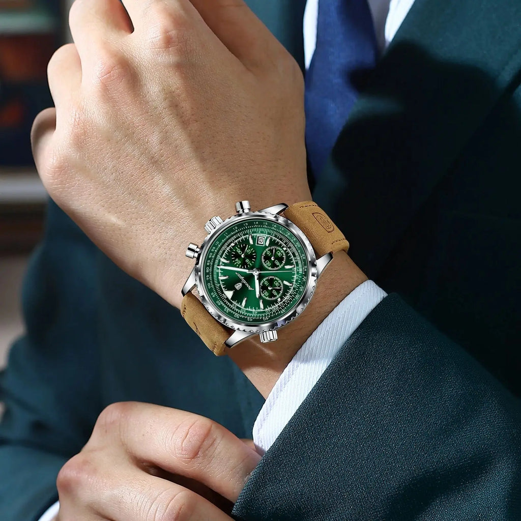 Apollo Chrono – Luxuriöse Quarzuhr Wasserdicht Militärisch Sportuhr für Herren
