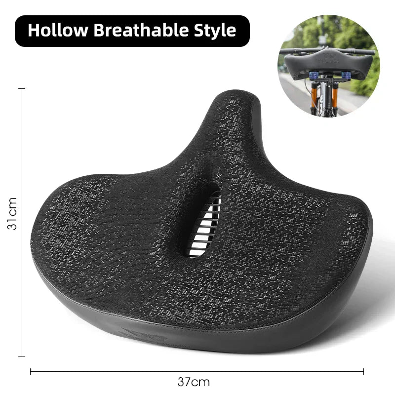 Breiter Ergonomischer Sattel für Mountainbike, E-Bike und Stadtrad Komfort