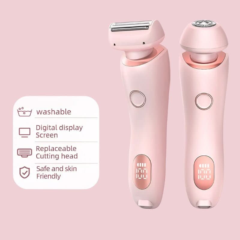 Máquina de barbear elétrica NovaTrim para homens, com luz LED e precisão suave para a pele
