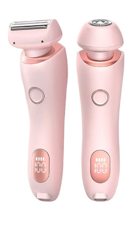 Máquina de barbear elétrica NovaTrim para homens, com luz LED e precisão suave para a pele