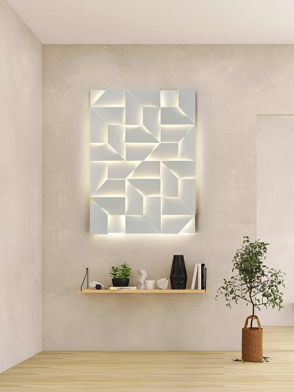 Nástěnné svítidlo Shadows Grand — LED nástěnné světlo s difuzorem