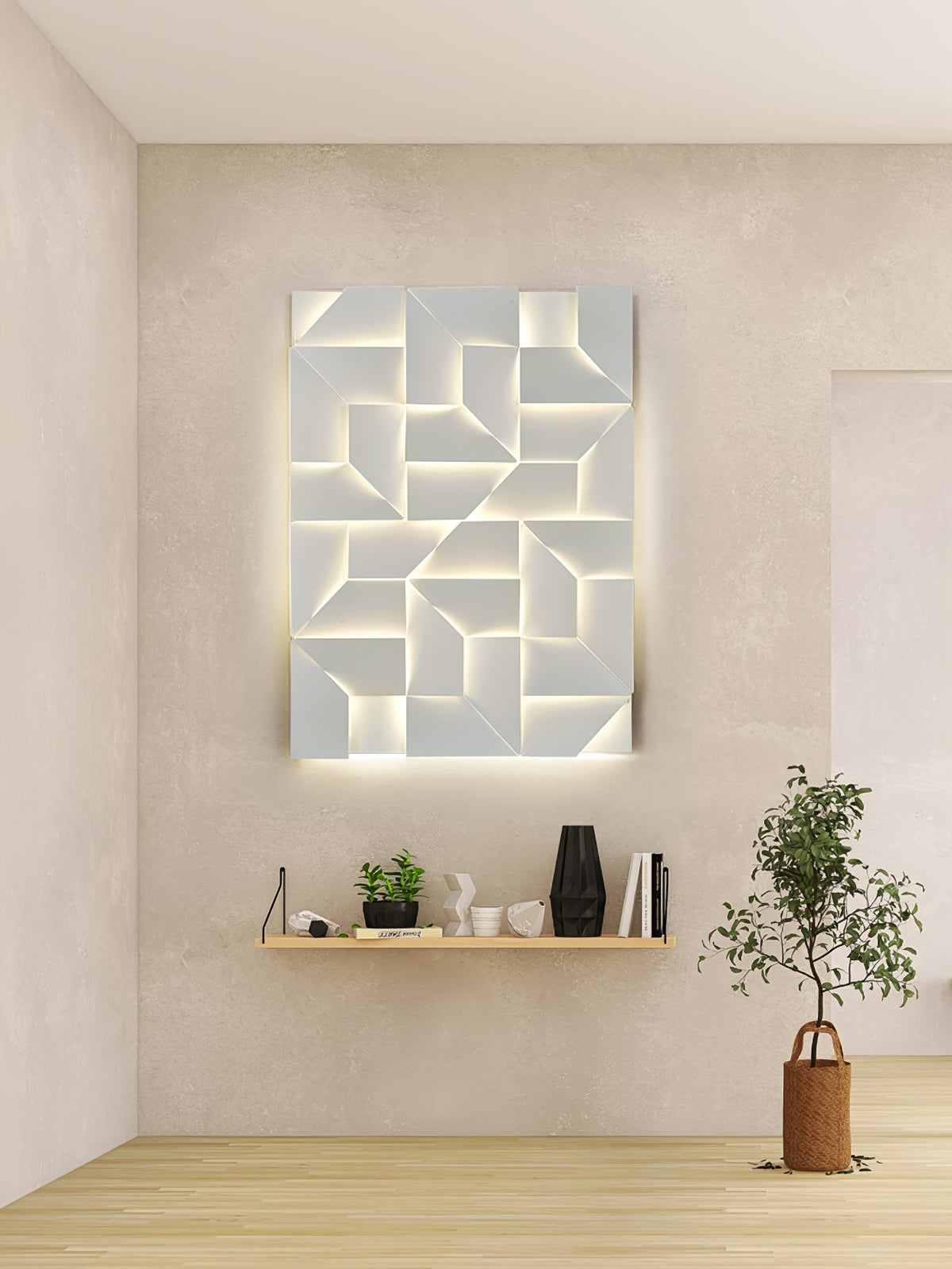 Nástěnné svítidlo Shadows Grand — LED nástěnné světlo s difuzorem