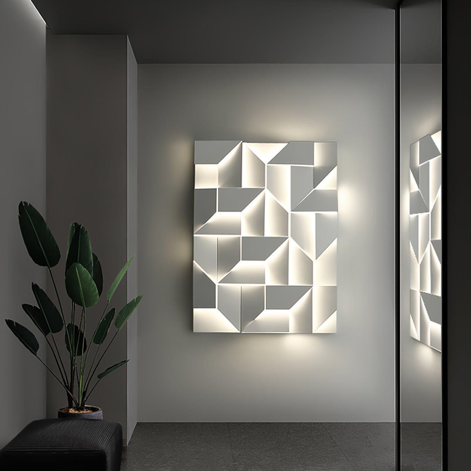Nástěnné svítidlo Shadows Grand — LED nástěnné světlo s difuzorem