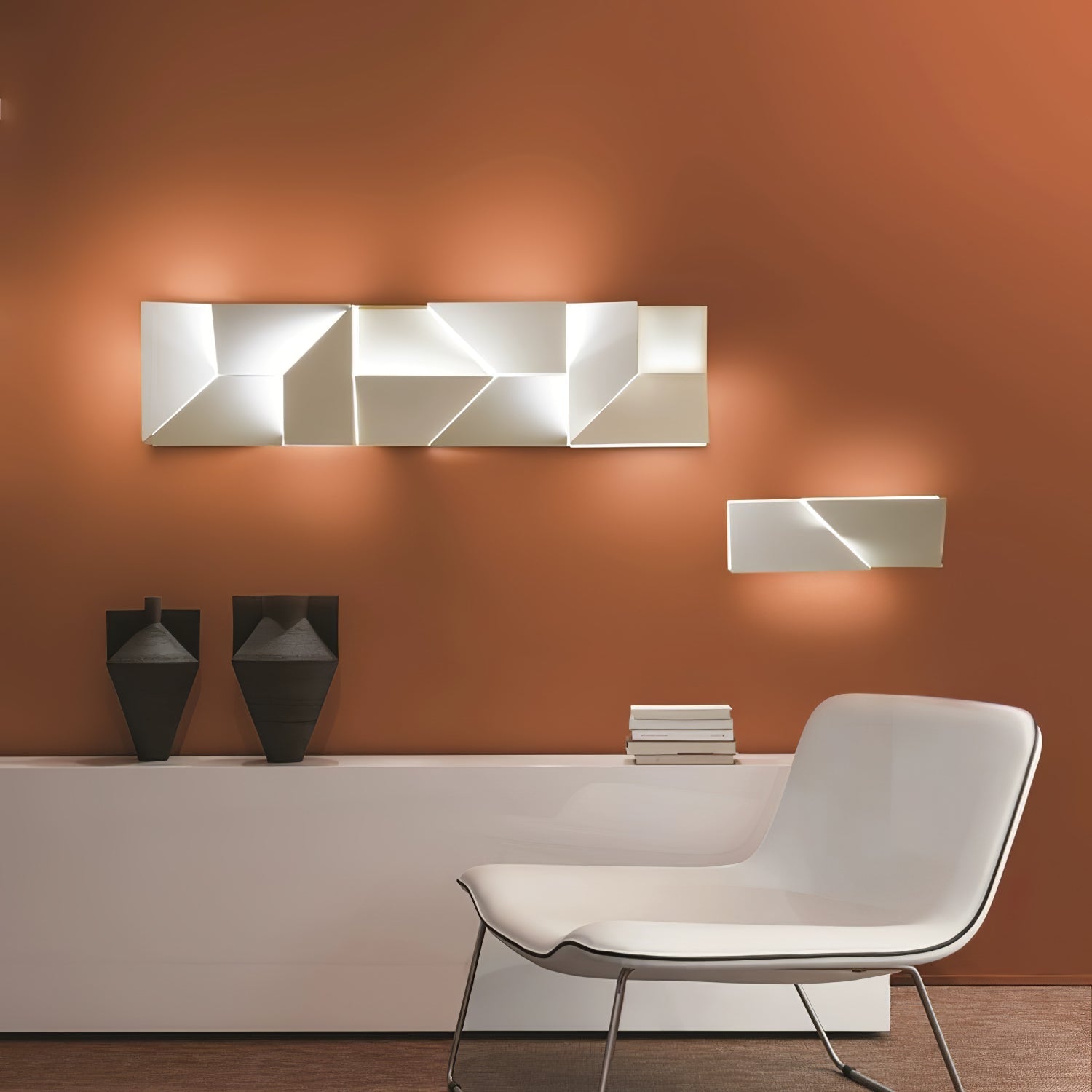 Nástěnné svítidlo Shadows Grand — LED nástěnné světlo s difuzorem