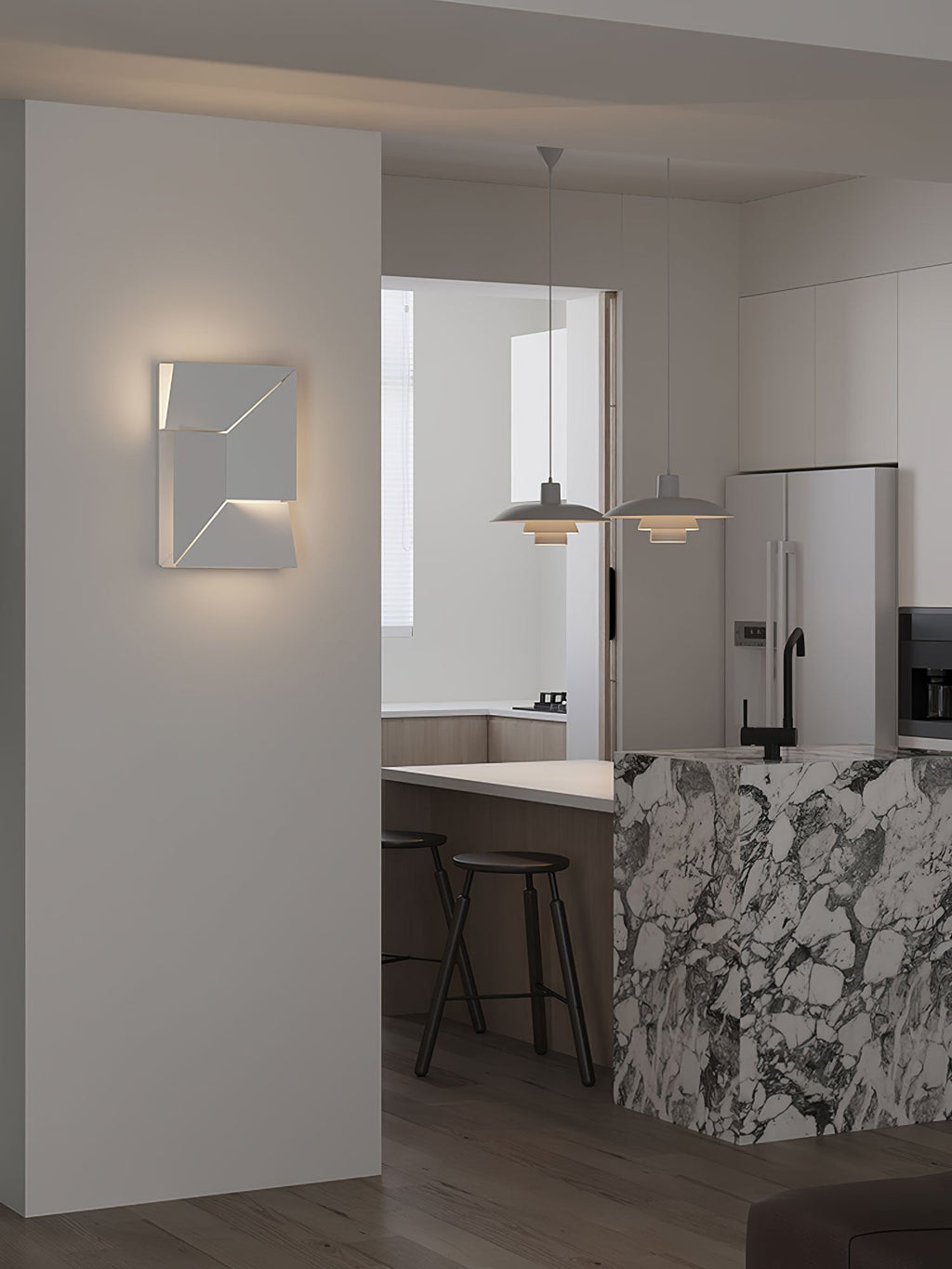 Nástěnné svítidlo Shadows Grand — LED nástěnné světlo s difuzorem
