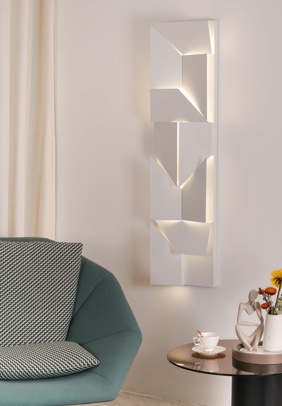 Nástěnné svítidlo Shadows Grand — LED nástěnné světlo s difuzorem