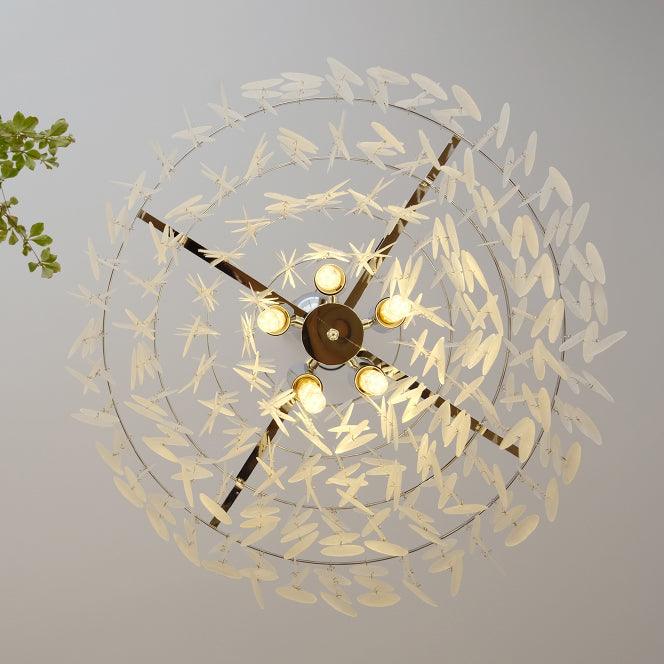 Elios Elegant Capiz Shell Chandelier — Ceiling Pendant, Multiple Sizes