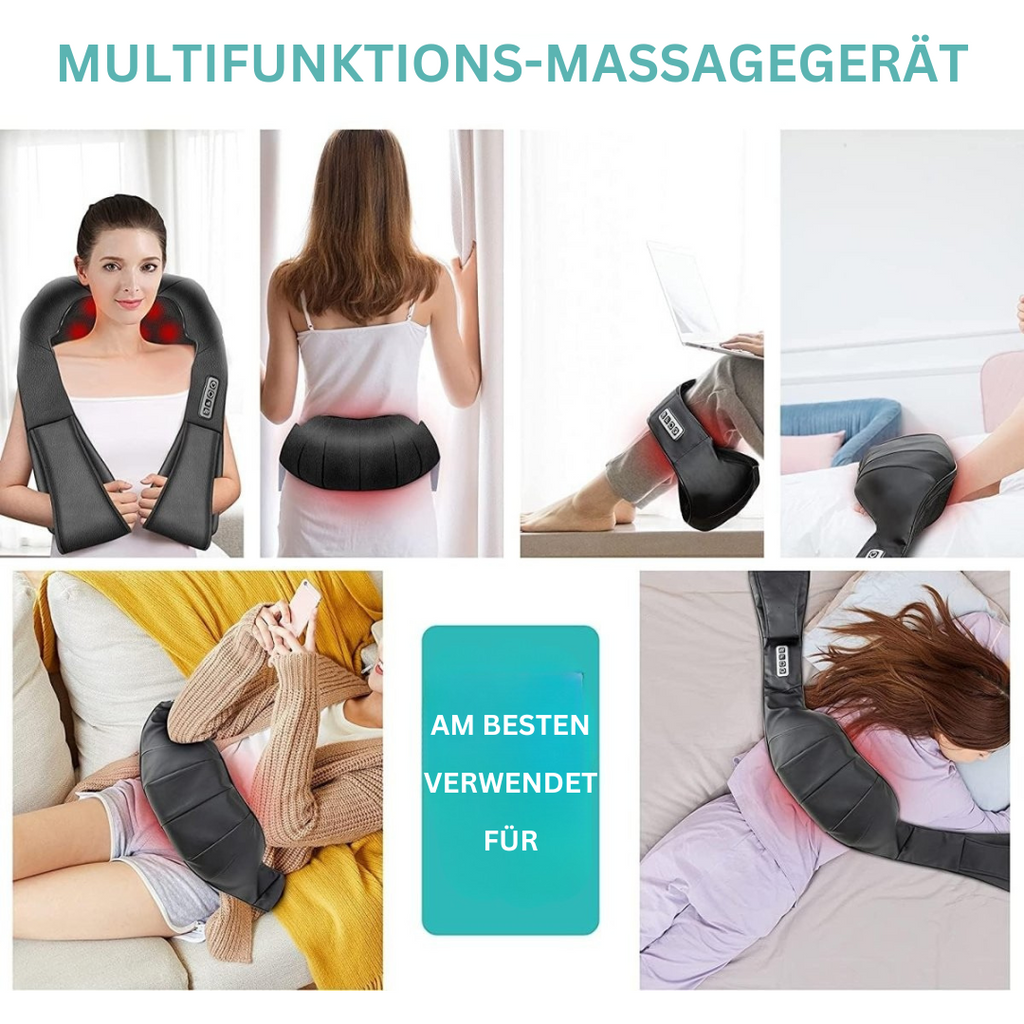 Shiatsu masszázspárna infravörös hővel a NovaRelief számára