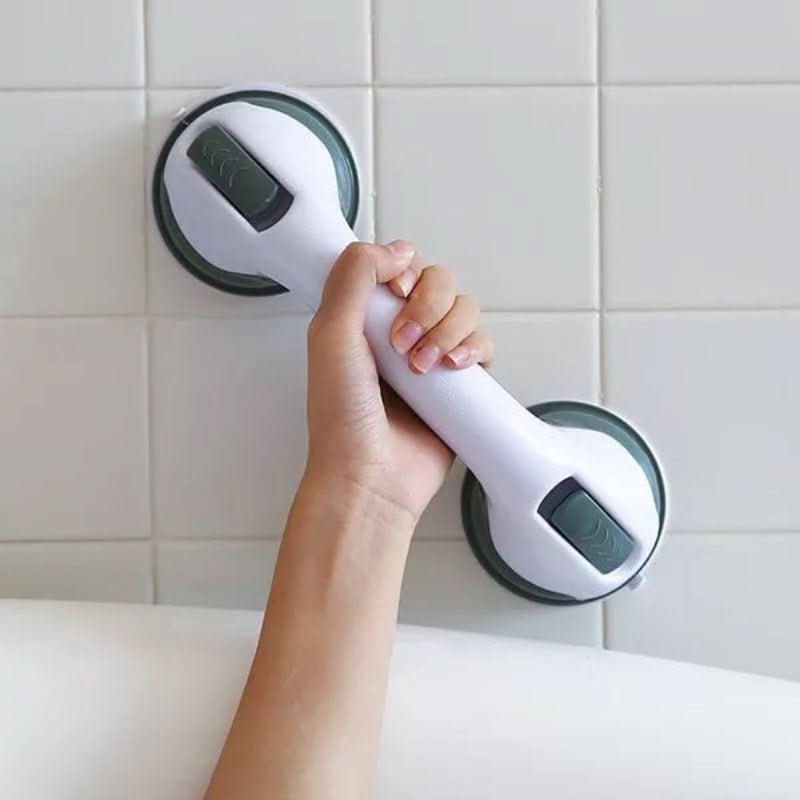 قضيب إمساك آمن SureGrip مزود بأكواب شفط للحمّام لكبار السن