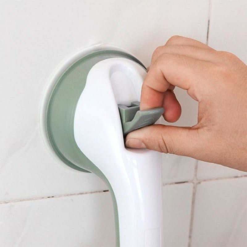 قضيب إمساك آمن SureGrip مزود بأكواب شفط للحمّام لكبار السن
