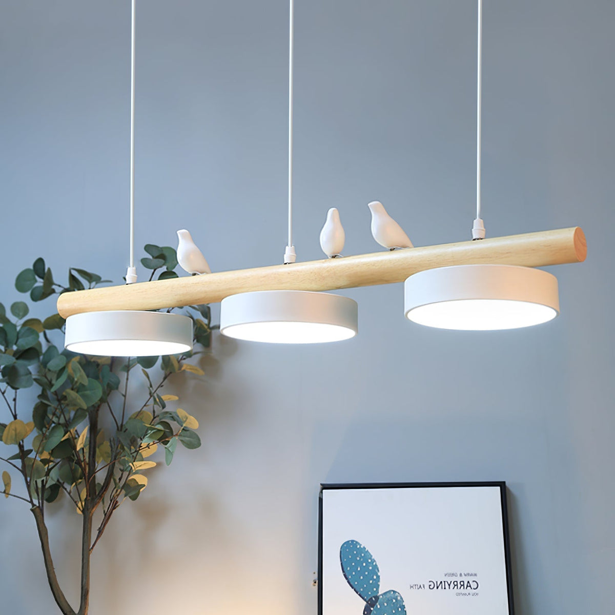 Suspension oiseau Cliff — motif aviaire délicat